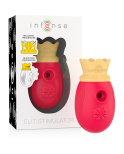 INTENSE - STIMOLATORE DEL CLIT 10 FREQUENZE DI LECCATA E ASPIRAZIONE - RED INTENSE - STIMOLATORE DEL CLIT 10 FREQUENZE DI LECCATA E ASPIRAZIONE - RED