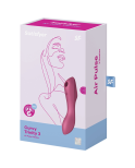 SATISFYER - VIBRATORE CURVY TRINITY 3 AIR PULSE ROSSO SATISFYER - VIBRATORE CURVY TRINITY 3 AIR PULSE ROSSO
