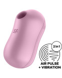SATISFYER - STIMOLATORE E VIBRATORE D'ARIA PER ZUCCHERO DI COTONE ROSA SATISFYER - STIMOLATORE E VIBRATORE D'ARIA PER ZUCCHERO DI COTONE ROSA