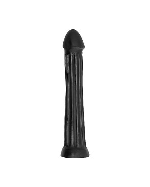 ALL BLACK - DILDO CON PLUG 31 CM