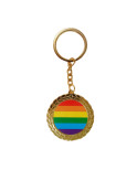 PRIDE - PORTACHIAVI ROTONDO CON BANDIERA LGBT PRIDE - PORTACHIAVI ROTONDO CON BANDIERA LGBT