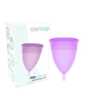 STERCUP - COPPA MESTRUALE IN SILICONE FDA TAGLIA L LILLA