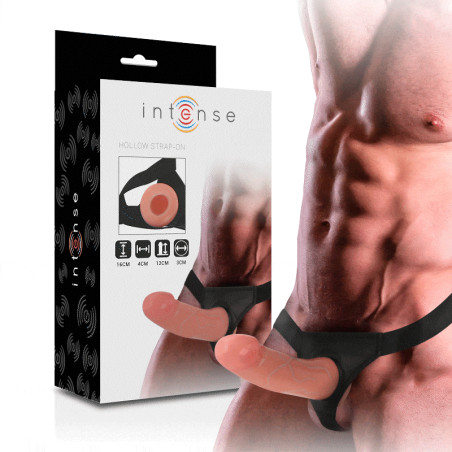 INTENSE - IMBRACATURA CAVA CON DILDO 16 X 3 CM