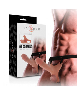 INTENSE - IMBRACATURA CAVA CON DILDO IN SILICONE 16 X 3,5 CM