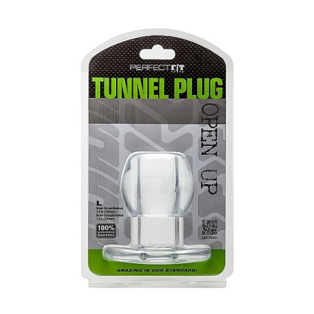 PERFECT FIT BRAND - ASS TUNNEL PLUG SILICONE TRANSPARENTE L