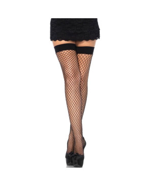 LEG AVENUE - CALZAMAGLIE A RETE NERO TAGLIA UNICA