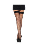 LEG AVENUE - CALZAMAGLIE A RETE NERO TAGLIA UNICA
