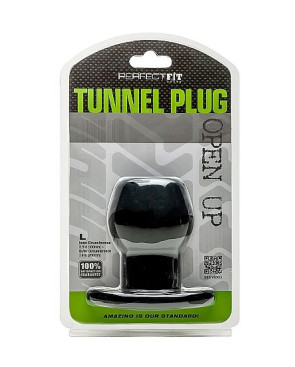 PERFECT FIT BRAND - ASS TUNNEL PLUG SILICONE NERO L