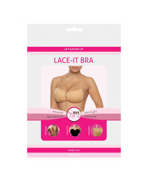 BYE-BRA - LACE-IT VALORIZZAZIONE PUSH-UP BEIGE COPPA A